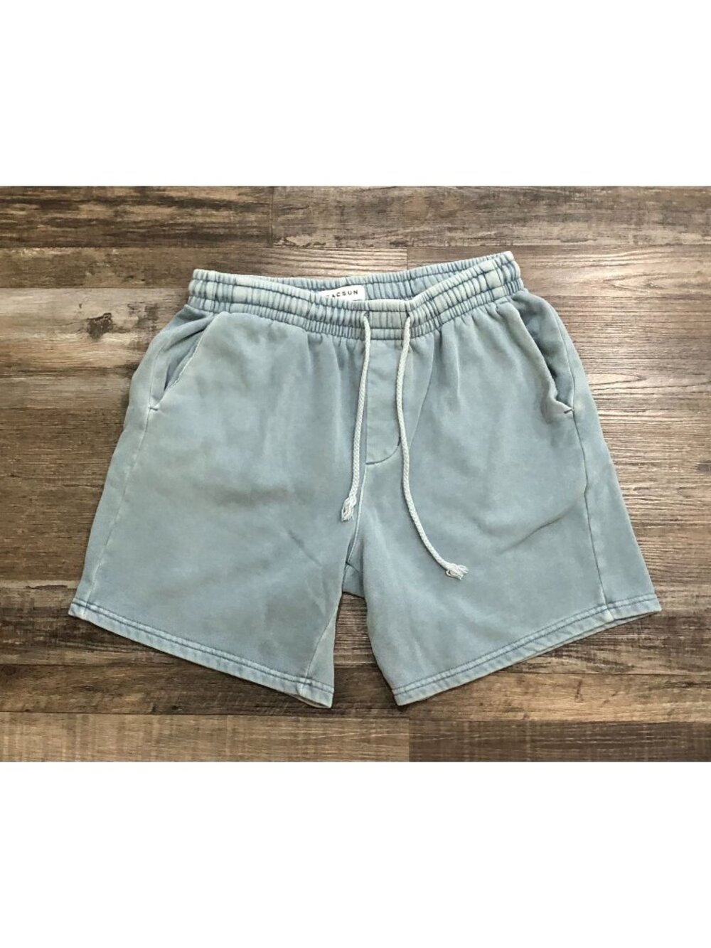Pacsun Blue Vintage Wash Fleece Volley Shorts Mens Small Blue Comfy